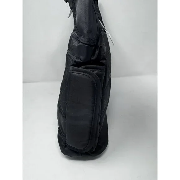 Lug Womens Cable Car Large Satchel Tote Crossbody Bag Purse Black EUC 12 X 15” - Picture 5 of 14